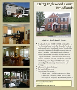 Professional Brochure for Flat Fee MLS Listings FSBO For Sale By Owner Home Sellers